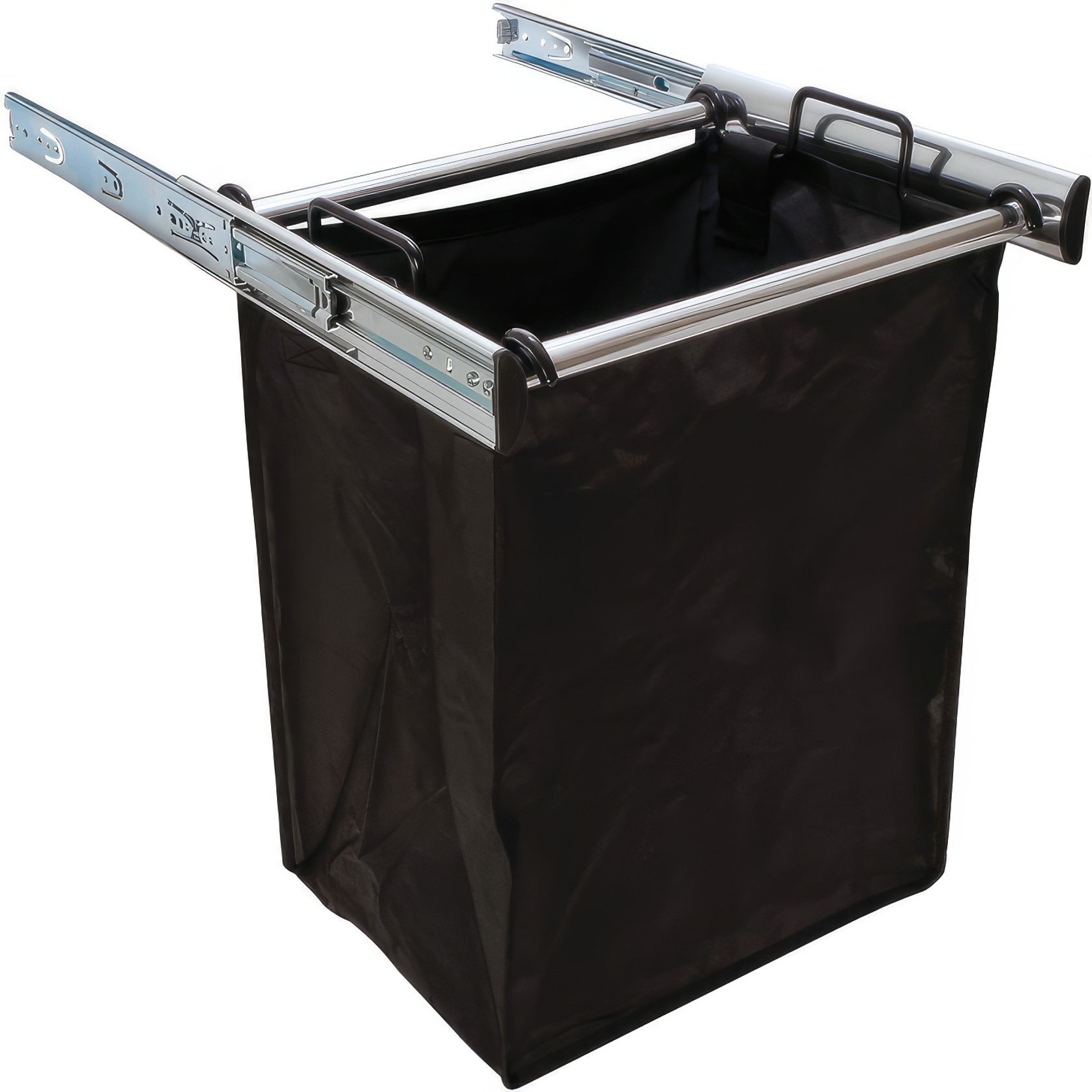 18" Pull-Out Hamper Polished Chrome gallery detail image