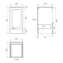 English Classic 450 Laundry Cabinet, 1 Drawer gallery detail image