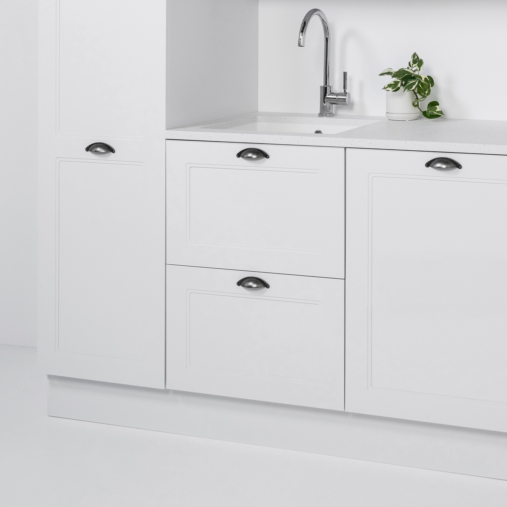 English Classic Laundry Cabinet, 2 Drawers gallery detail image