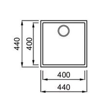 Elleci Granite 400 x 400 Undermount Sink (ELGQ102-40) gallery detail image