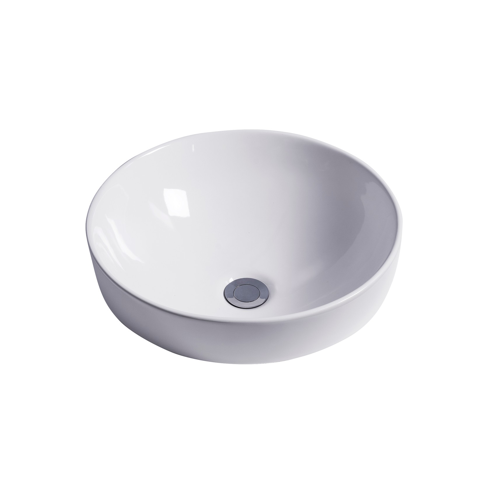 Sleek Round Semi-Recessed Basin gallery detail image