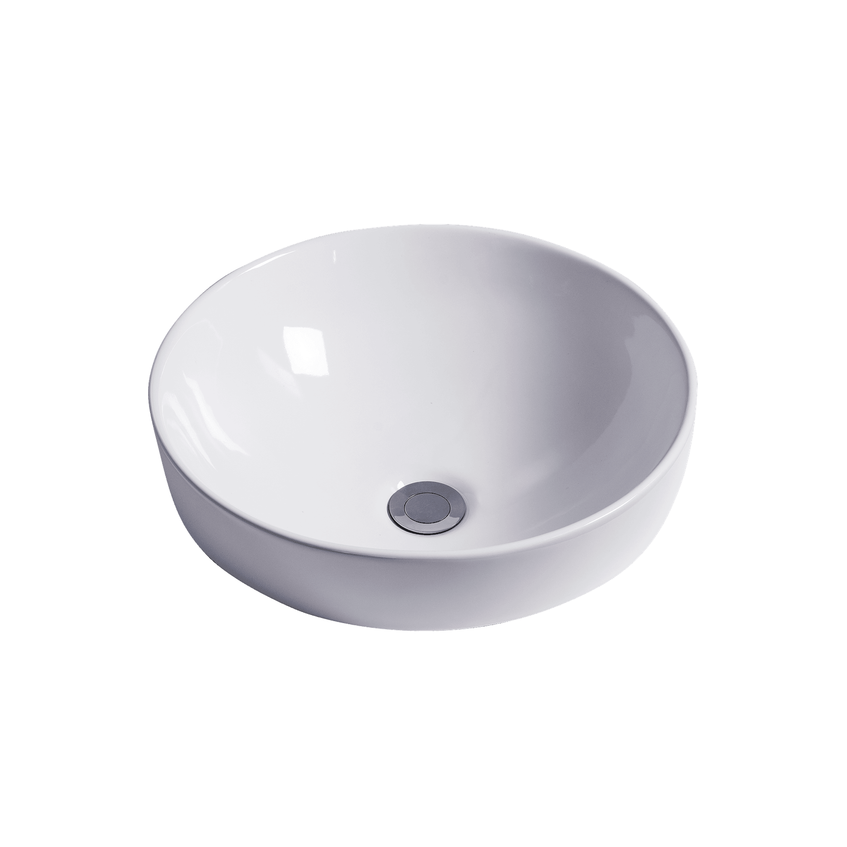 Sleek Round Semi-Recessed Basin gallery detail image