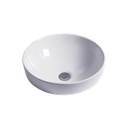 Sleek Round Semi-Recessed Basin gallery detail image
