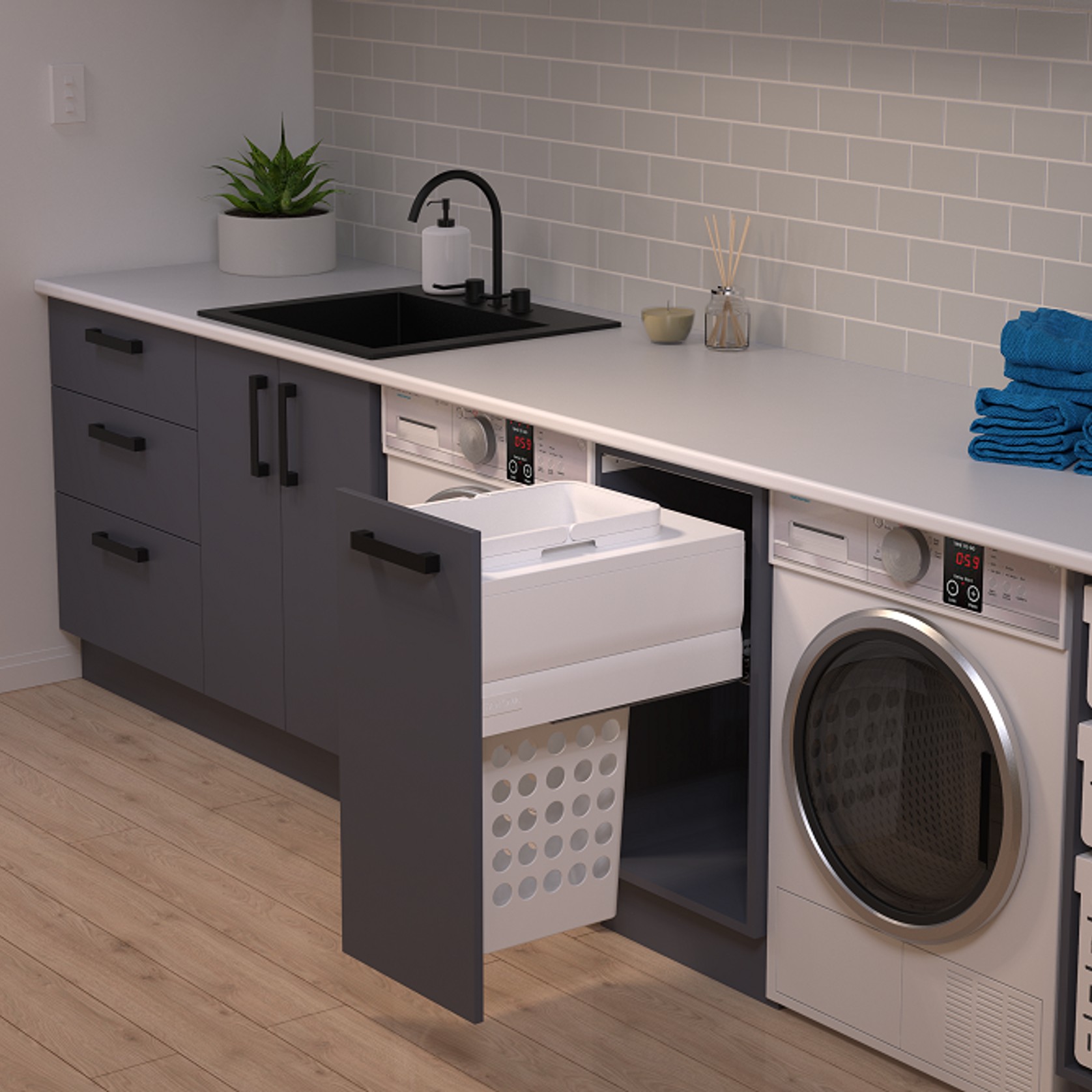Tanova Designer Series Laundry Baskets gallery detail image