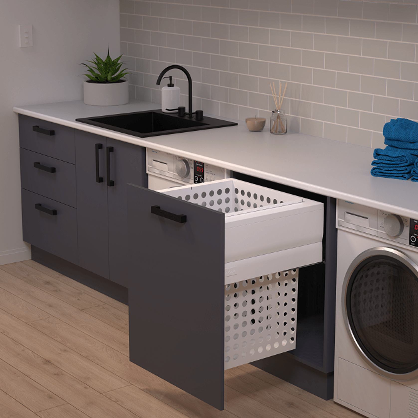 Tanova Designer Series Laundry Baskets gallery detail image