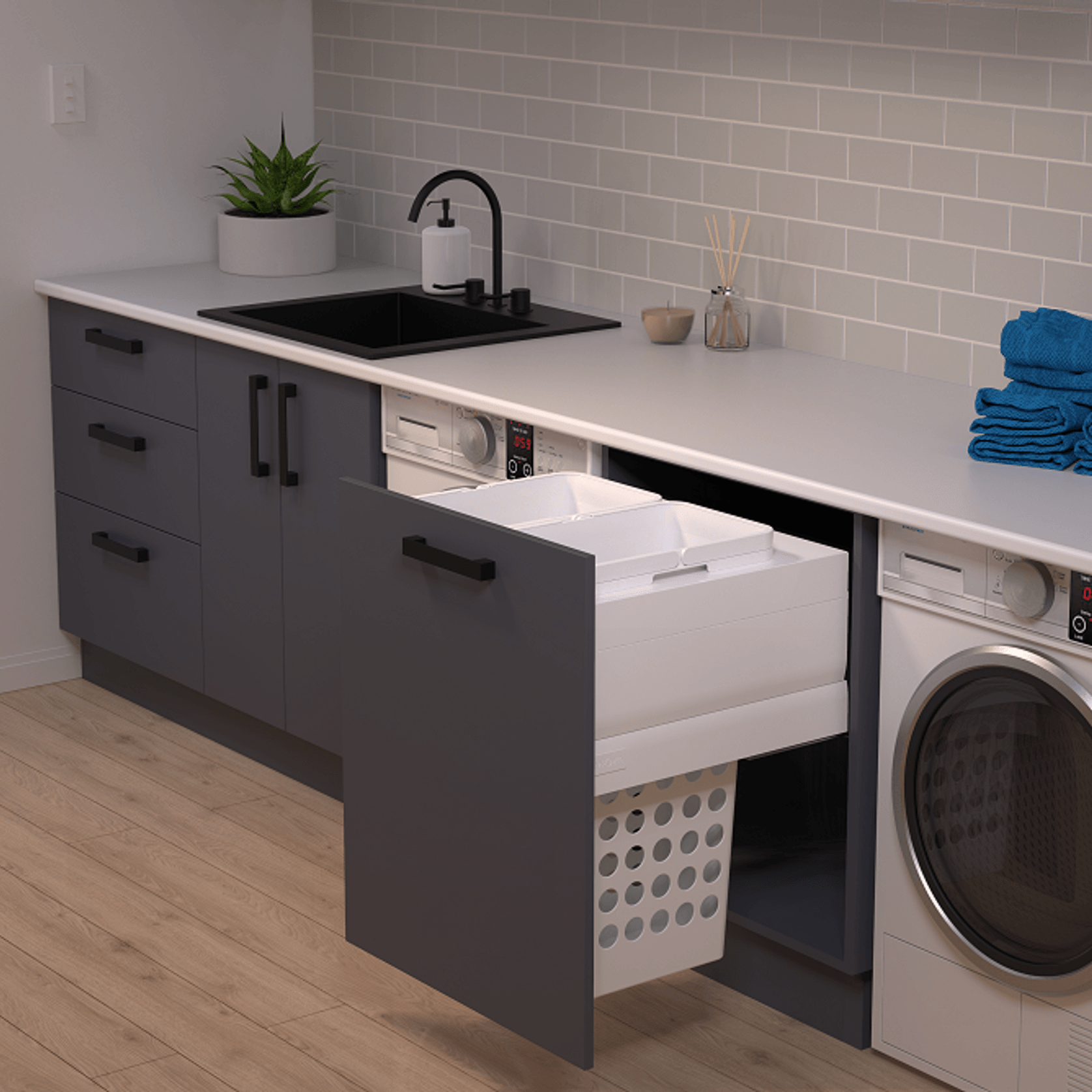 Tanova Designer Series Laundry Baskets gallery detail image