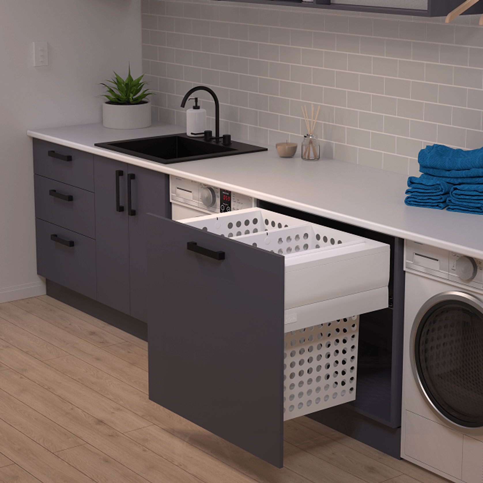 Tanova Designer Series Laundry Baskets gallery detail image