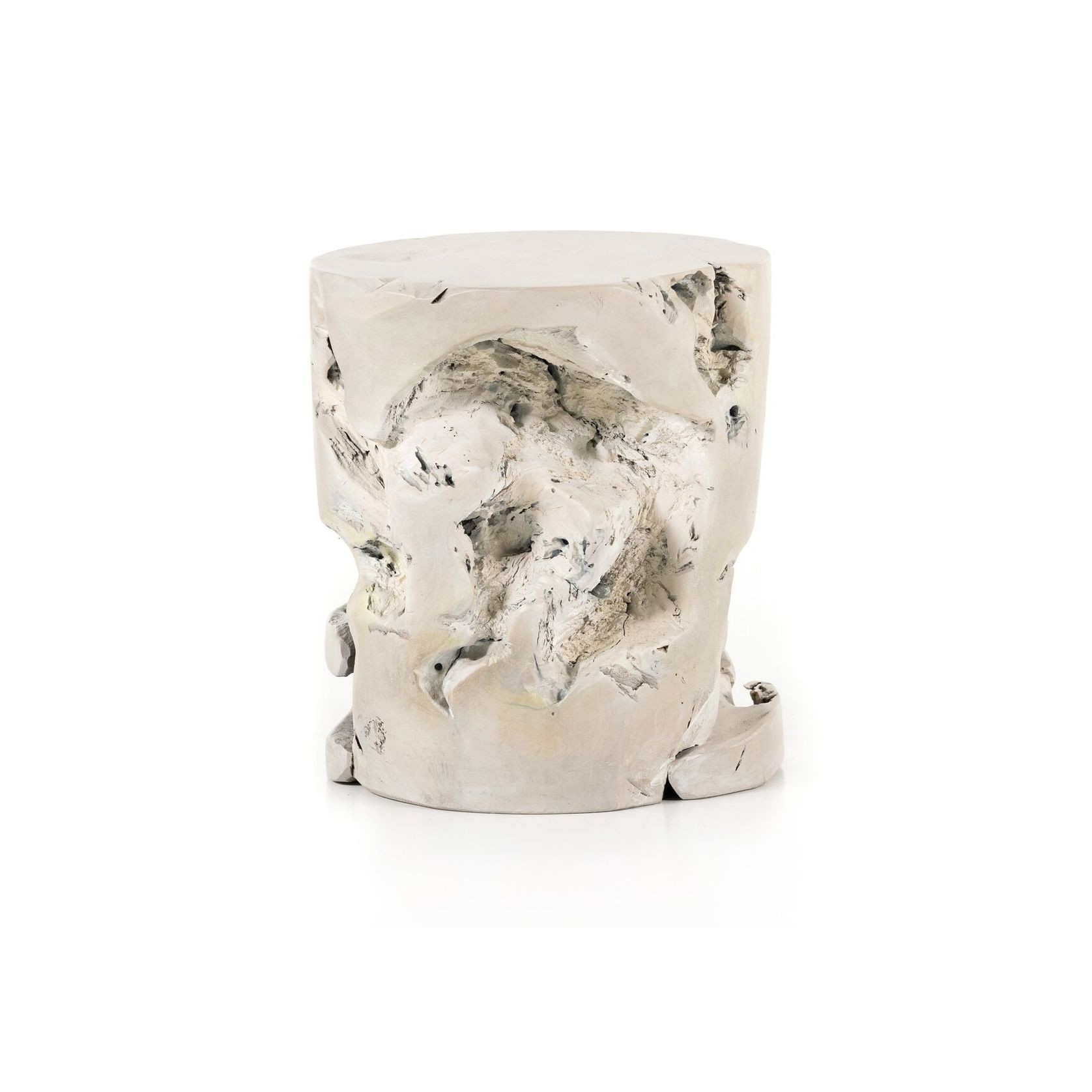 Ivory Teak Accent Table gallery detail image