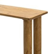 Khakti 140cm Pillar Console Table | Natural gallery detail image