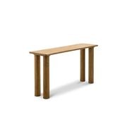 Khakti 140cm Pillar Console Table | Natural gallery detail image