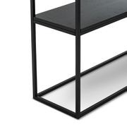 Ebonie 120cm White Marble Console Table | Black gallery detail image