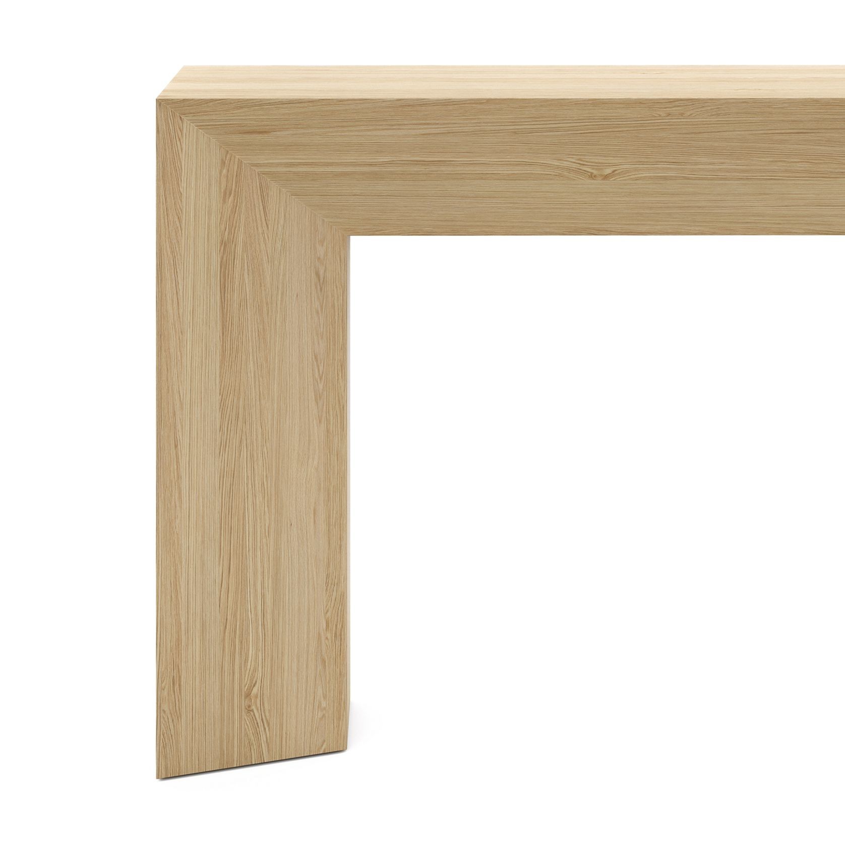 Edje 140cm Oak Tall Console Table | Natural gallery detail image