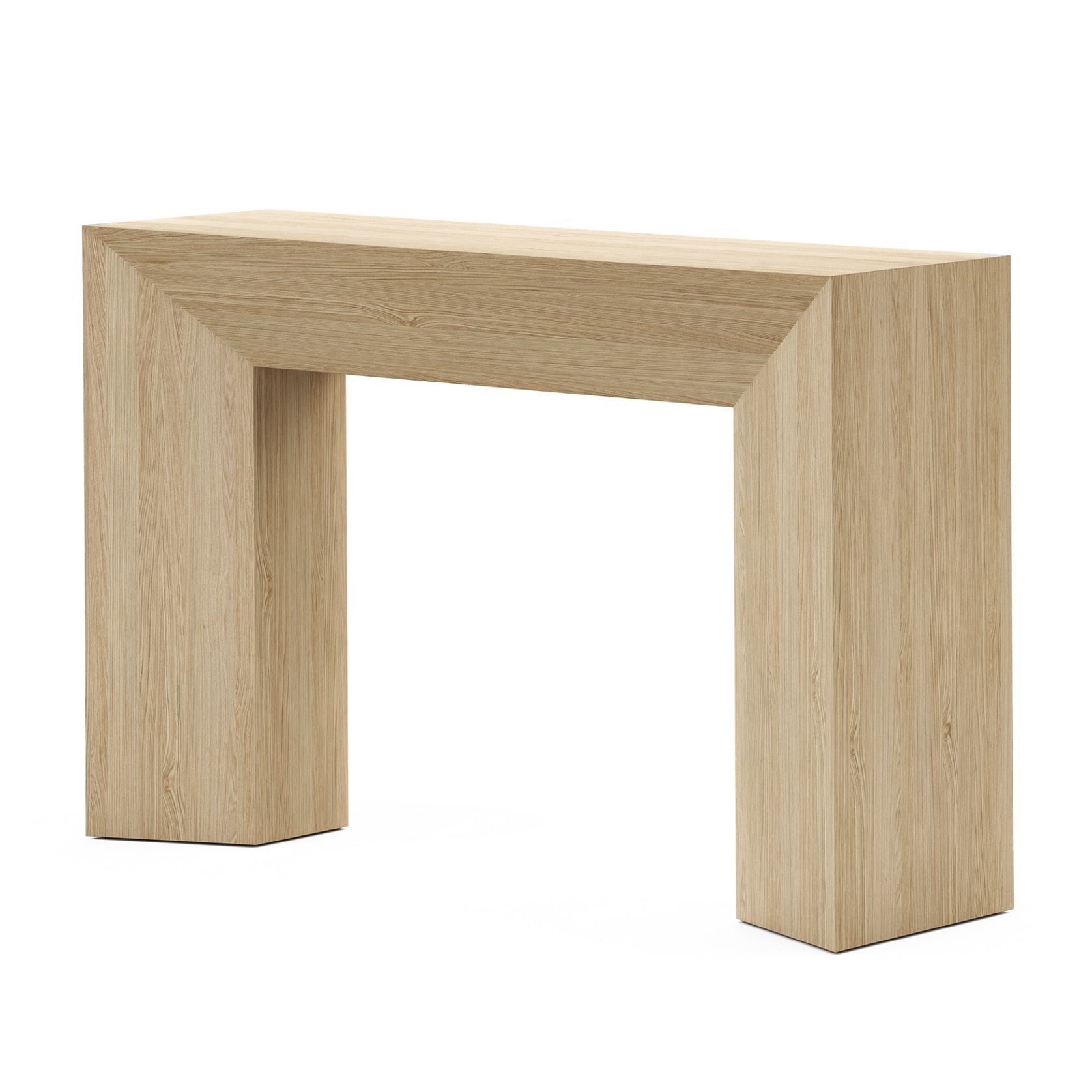 Edje 140cm Oak Tall Console Table | Natural gallery detail image