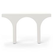 Arcus 140cm Concrete Console Table in Cream Putty gallery detail image