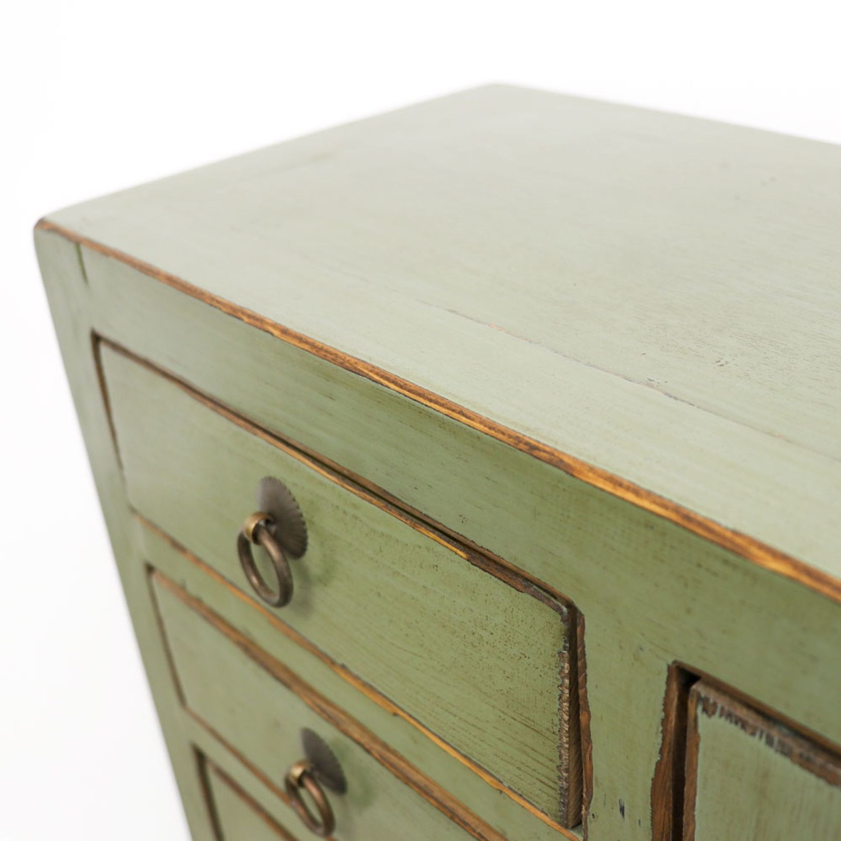 Oriental Painted Console - Petite, Vintage Green gallery detail image