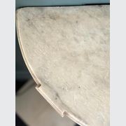 French Louis XVI Painted Demi-lune Consoles (Pair) gallery detail image