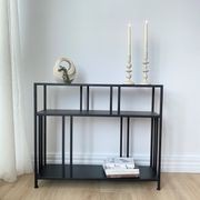 Lorenzo Metal Small Space Console Table gallery detail image