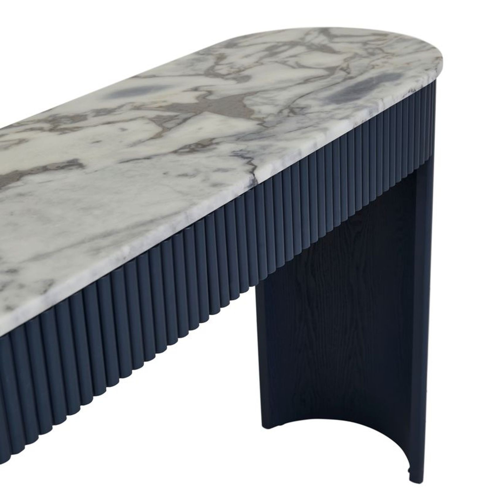 Benjamin Ripple Grand Marble Console gallery detail image