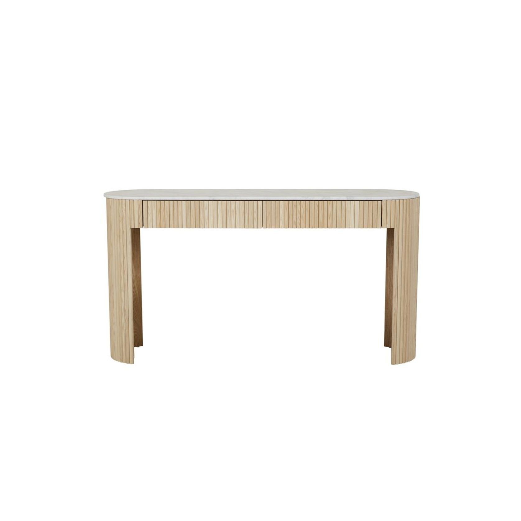 Benjamin Ripple Grand Marble Console gallery detail image