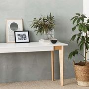 Byron Console Table | 2 Drawer | Natural Hardwood gallery detail image