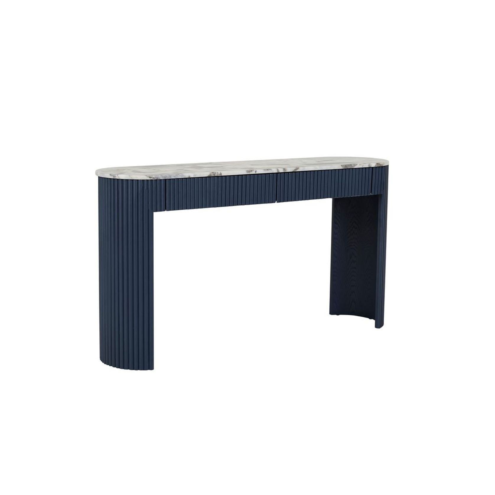 Benjamin Ripple Grand Marble Console gallery detail image