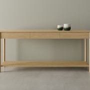 Nordica Console Table - Natural Oak 172cm gallery detail image