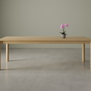 Nordica Dining Table - Solid Oak 240 x 100cm gallery detail image