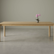 Nordica Dining Table - Solid Oak 240 x 100cm gallery detail image