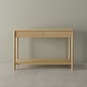 Nordica Console Table - Natural Oak 115cm gallery detail image
