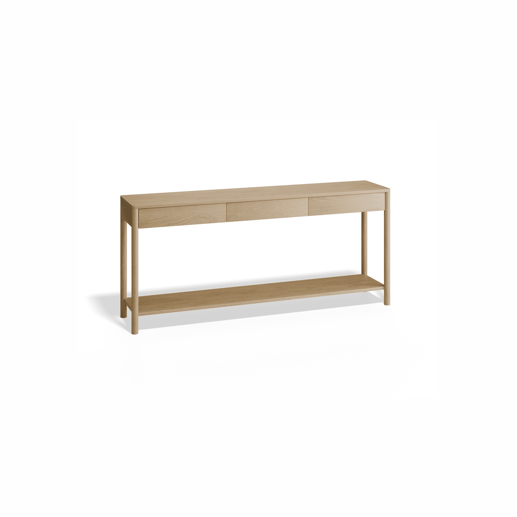 Nordica Console Table - Natural Oak 172cm gallery detail image