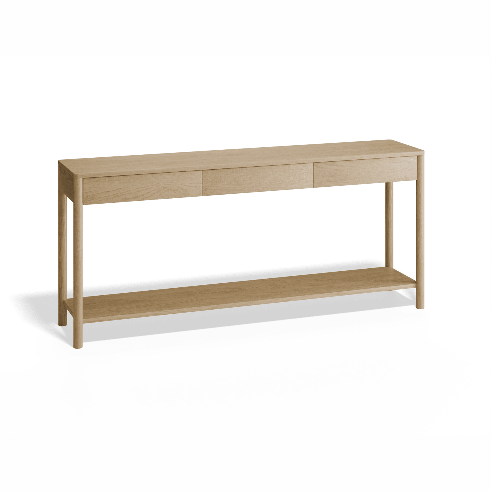 Nordica Console Table - Natural Oak 172cm gallery detail image