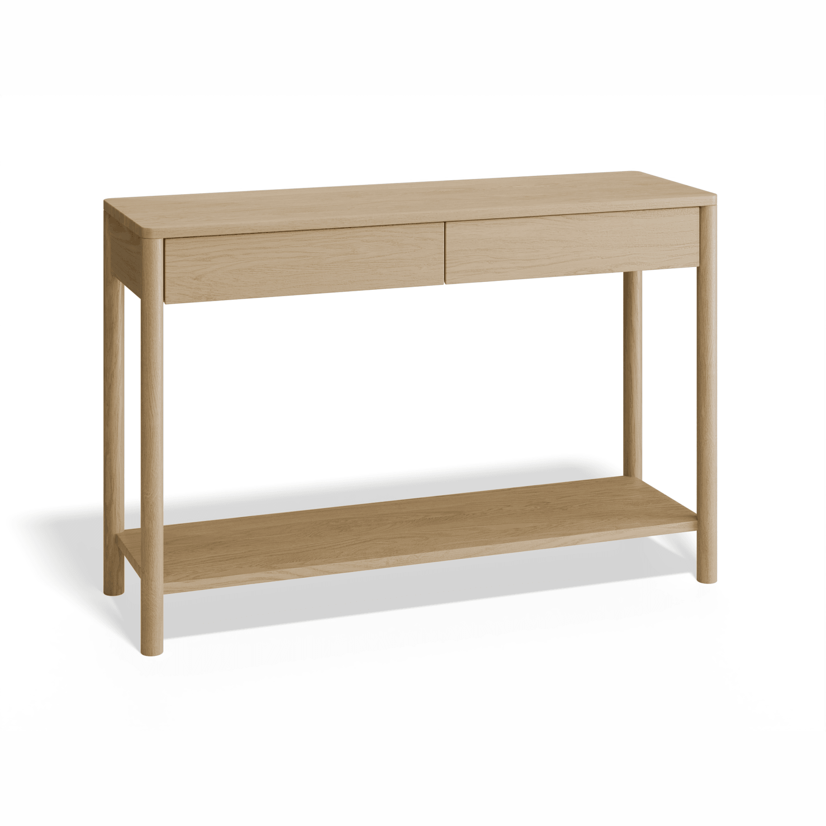 Nordica Console Table - Natural Oak 115cm gallery detail image