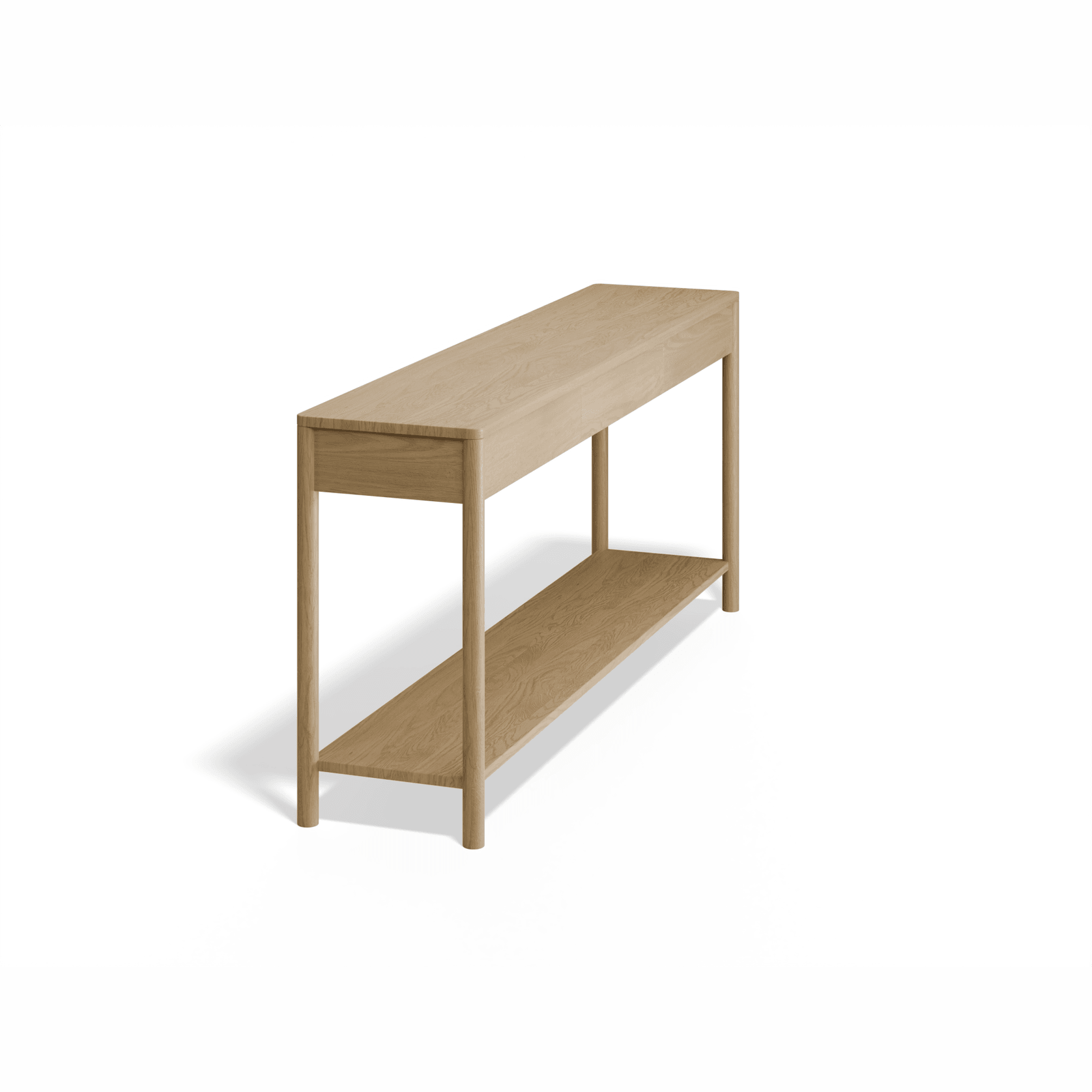 Nordica Console Table - Natural Oak 172cm gallery detail image