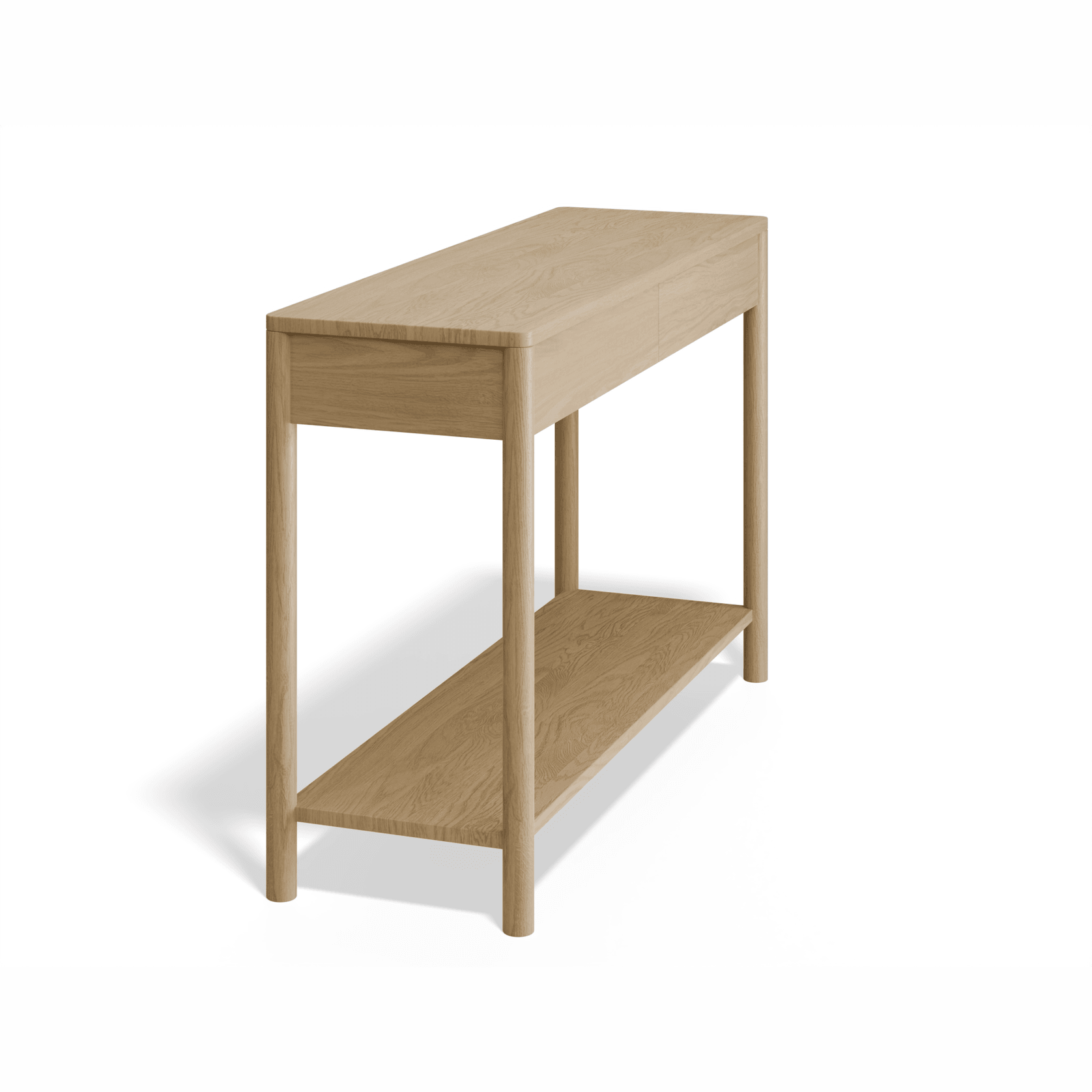 Nordica Console Table - Natural Oak 115cm gallery detail image