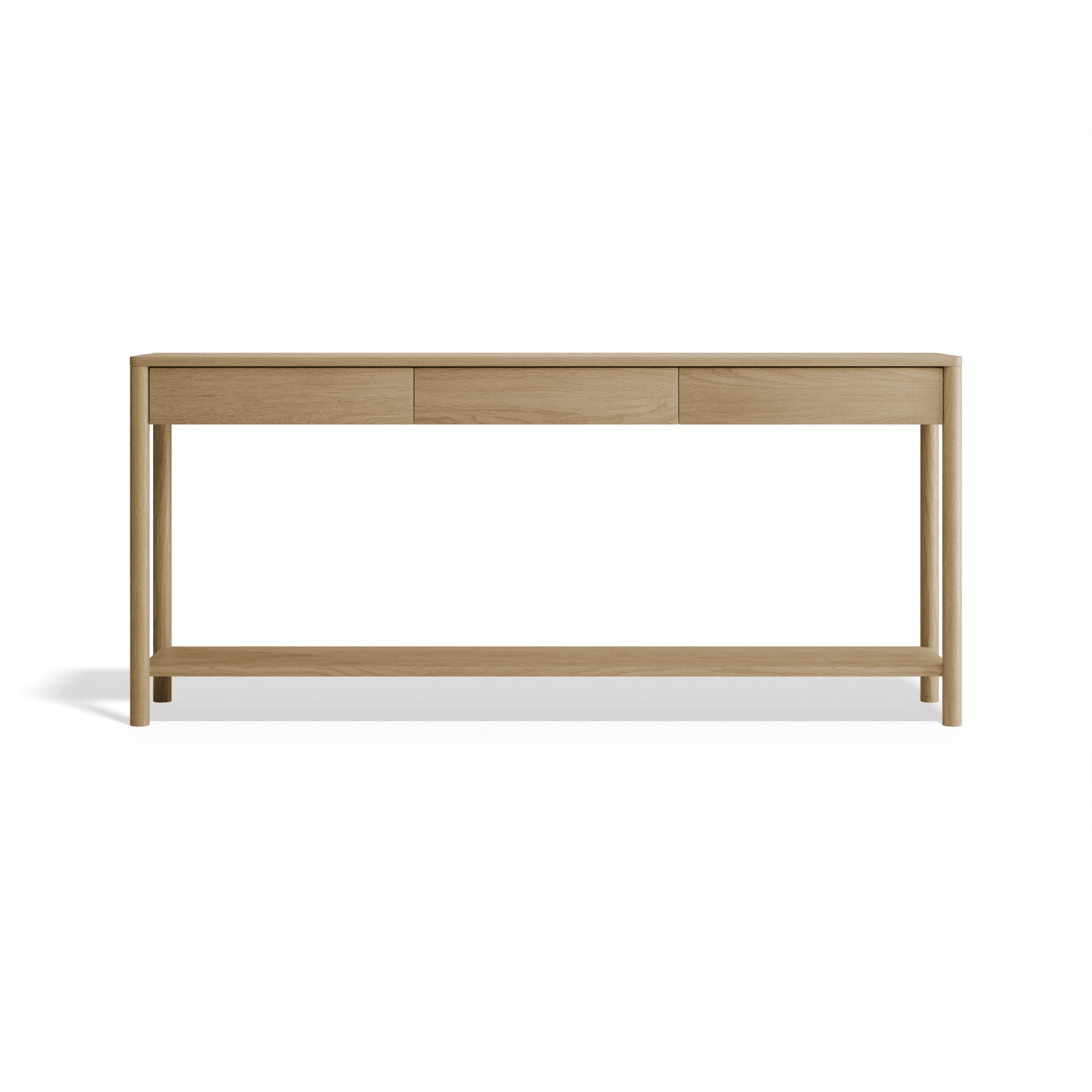 Nordica Console Table - Natural Oak 172cm gallery detail image
