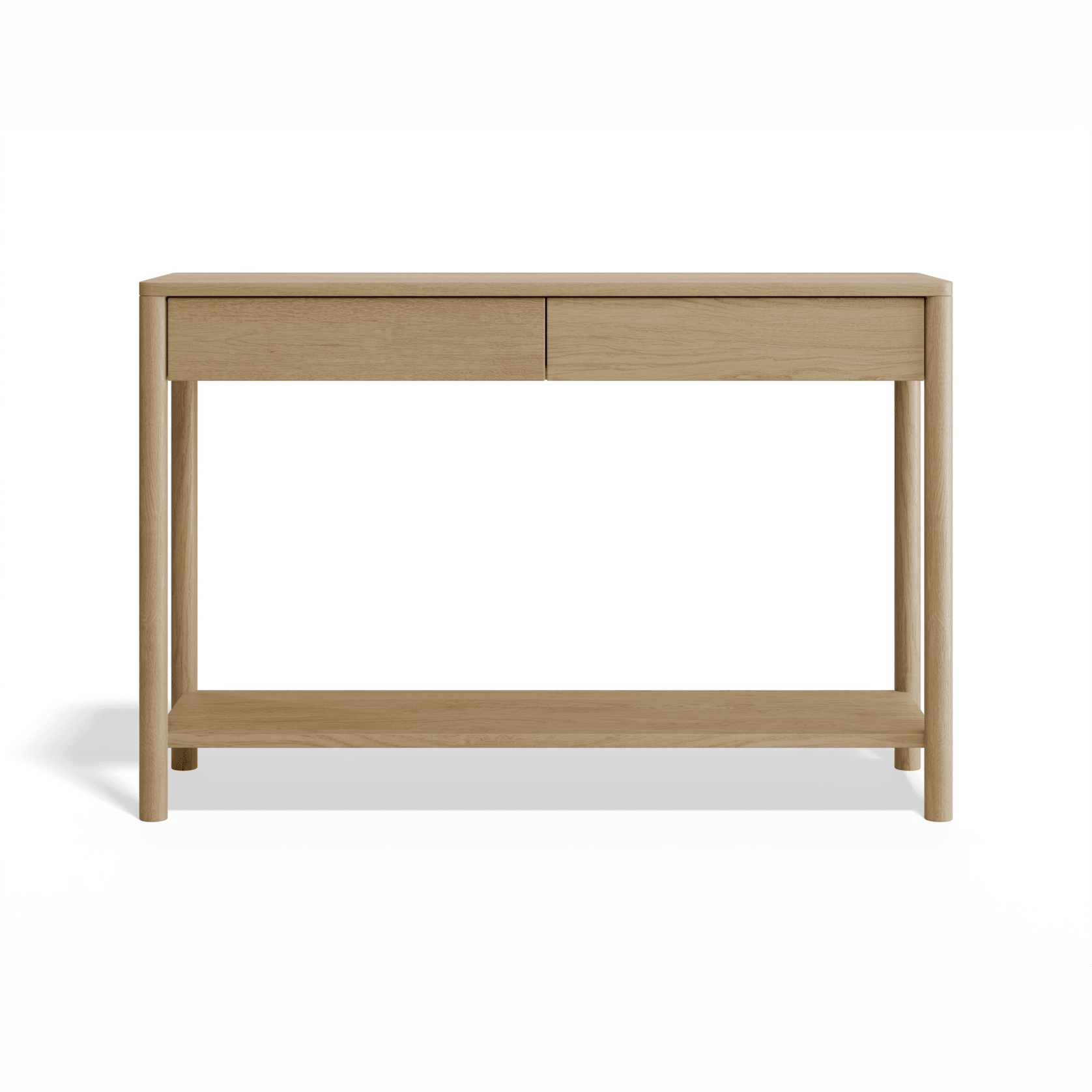 Nordica Console Table - Natural Oak 115cm gallery detail image