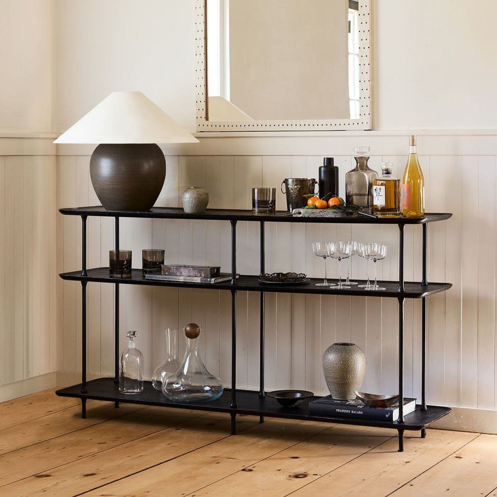 Sintra Wood & Metal Console gallery detail image