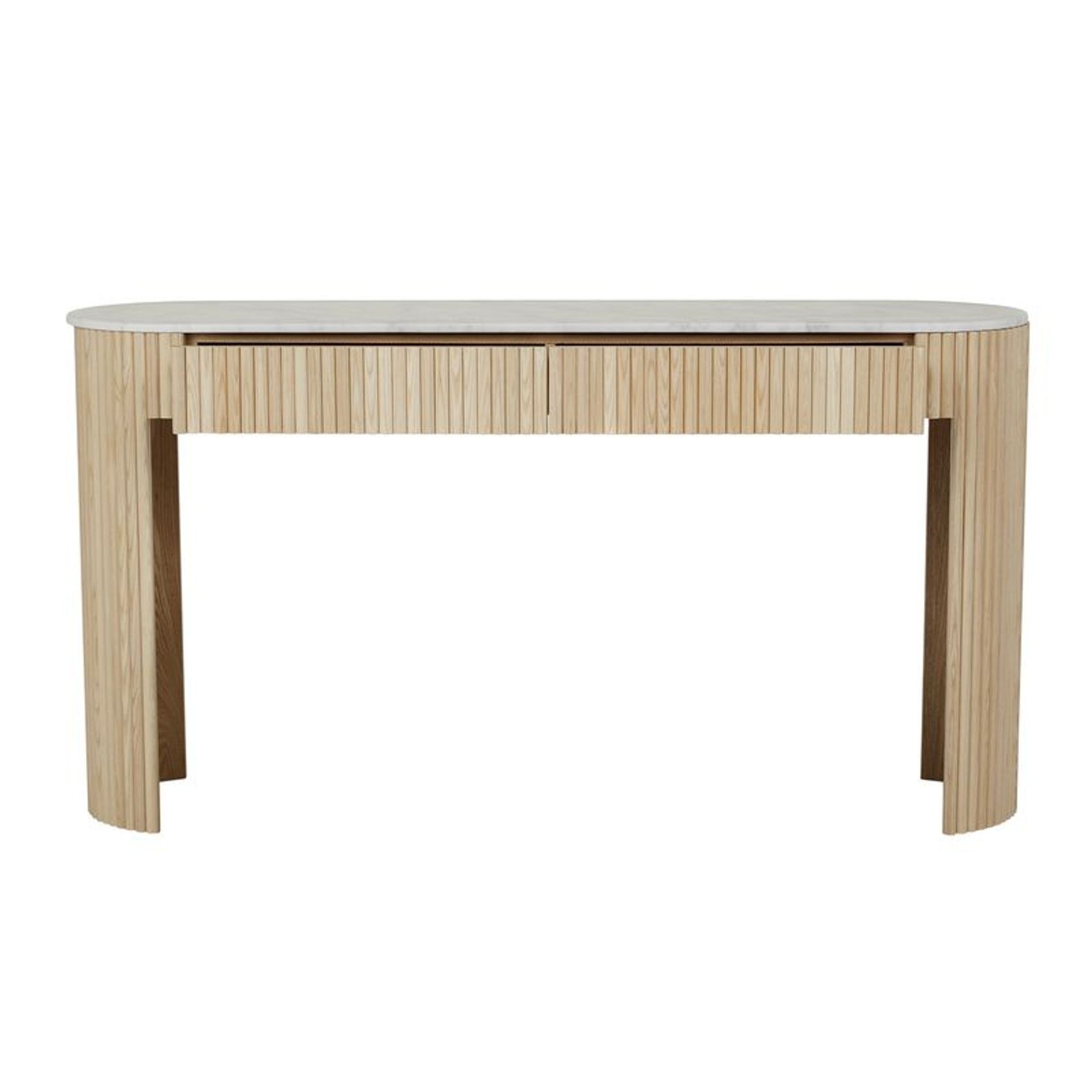 Benjamin Ripple Grand Marble Console gallery detail image