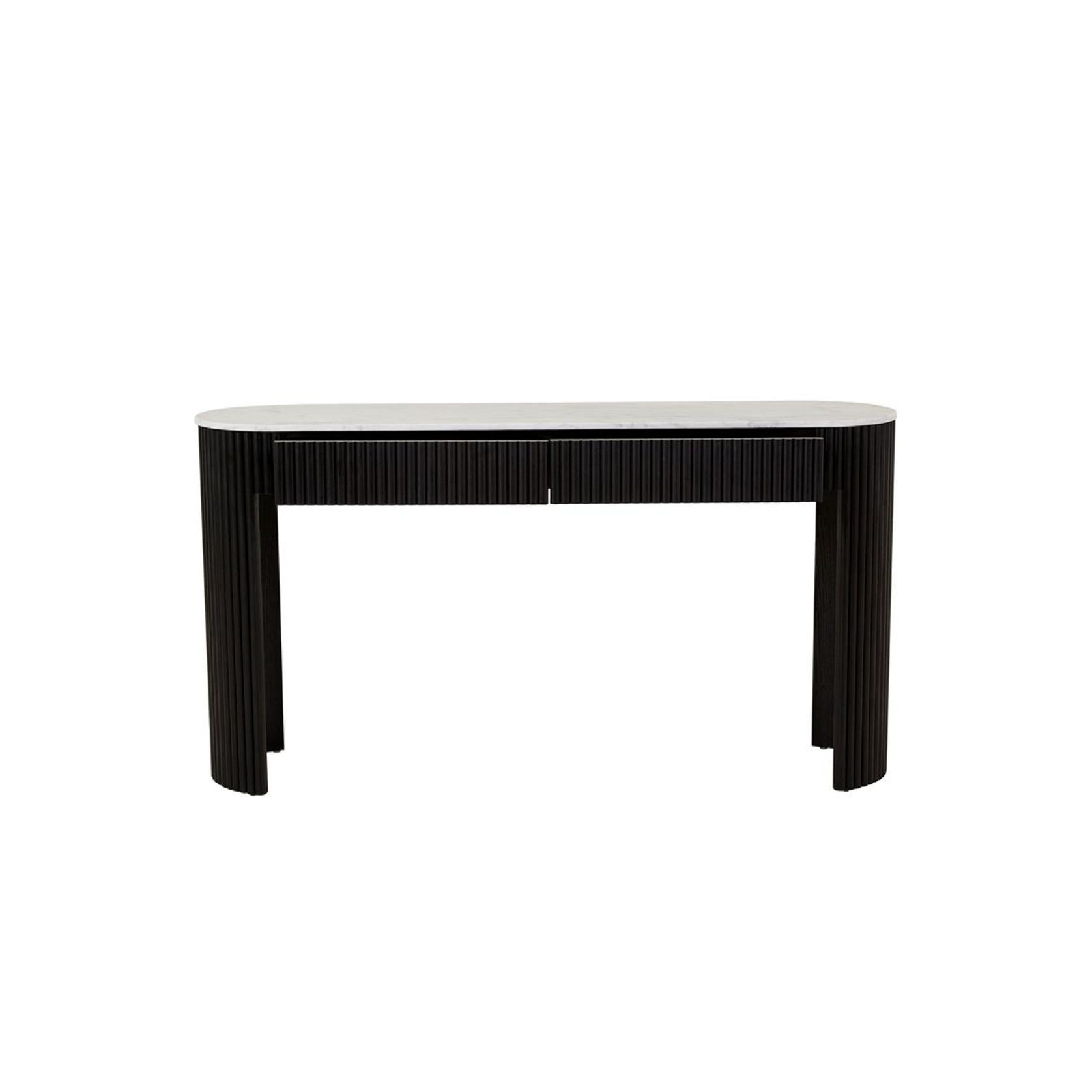 Benjamin Ripple Grand Marble Console gallery detail image