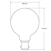 LED Filament Bulb G95 B22 gallery detail image