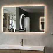 Acrylic Framed Diffused LED & Demister Mirror 1200 gallery detail image