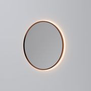 CODE Solace Round Framed Gunmetal Led Mirror - 3 Sizes gallery detail image