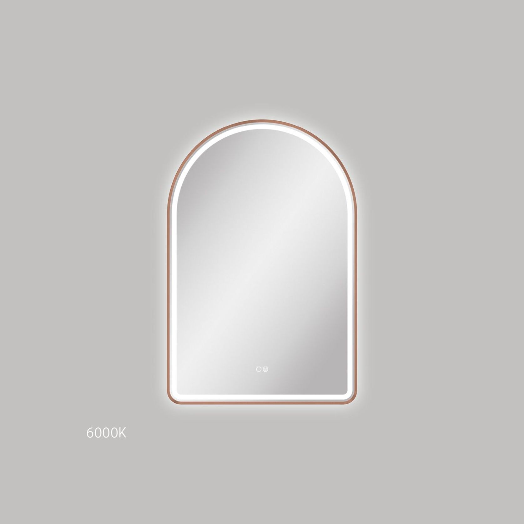  Valentina LED Framed Mirror, 600 x 900 gallery detail image