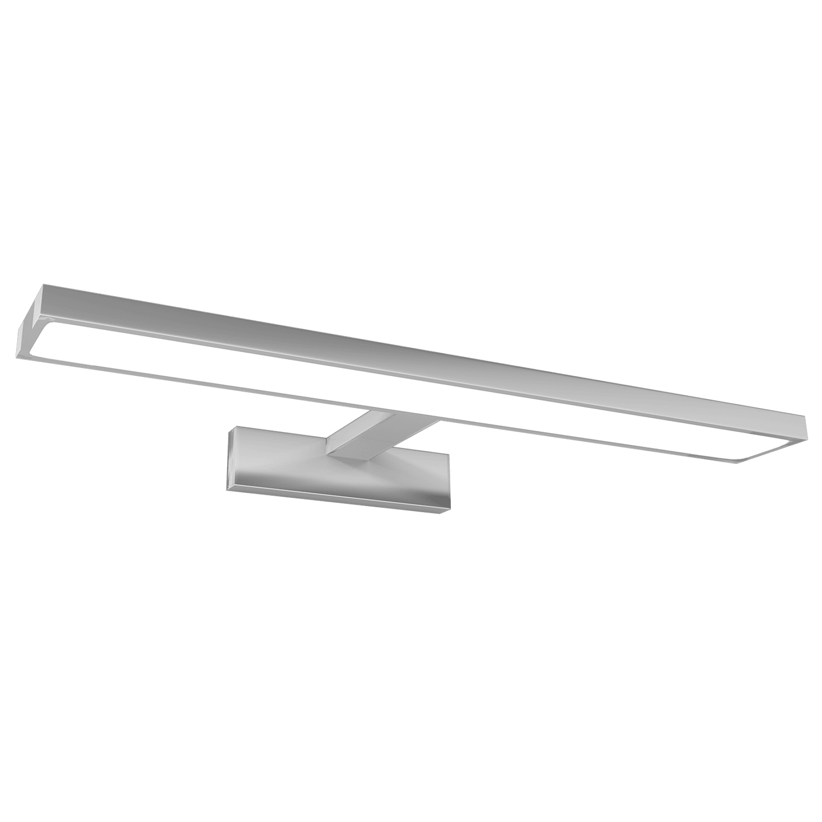Stark 600mm Extendable Mirror Wall Light Brushed Nickel gallery detail image