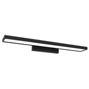 Stark 600mm Standard Mirror Wall Light Satin Black gallery detail image