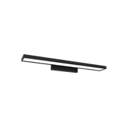 Stark 600mm Standard Mirror Wall Light Satin Black gallery detail image