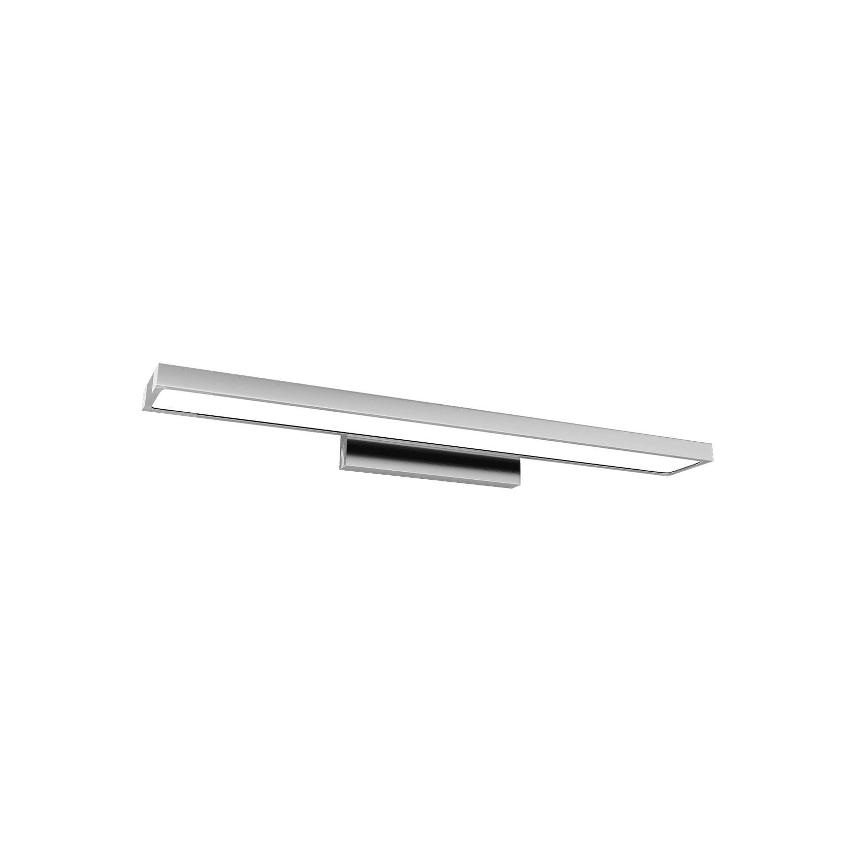 Stark 600mm Standard Mirror Wall Light Brushed Nickel gallery detail image