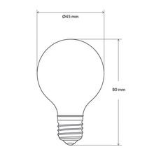LED Fancy Round Filament Bulb G45 gallery detail image