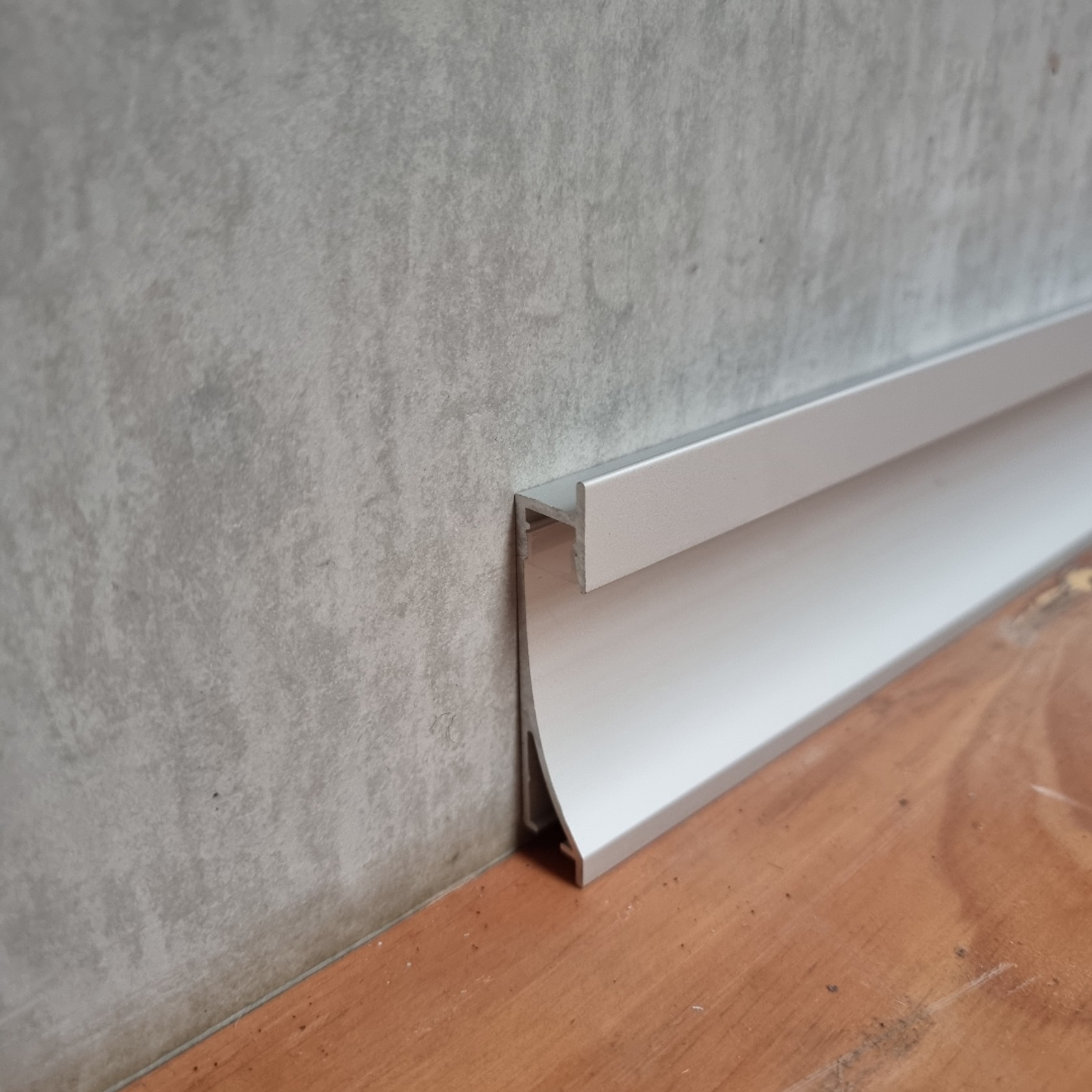 LED Baseboard Extrusion - Aluminium Skirting Board gallery detail image