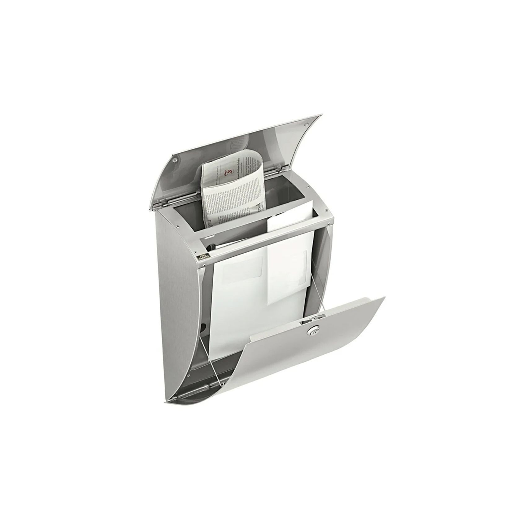 Burg-Wachter Milano Letter Box Stainless Steel 3483-ES gallery detail image